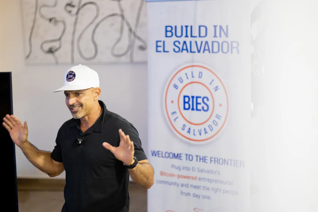 A BIES builder presenting
