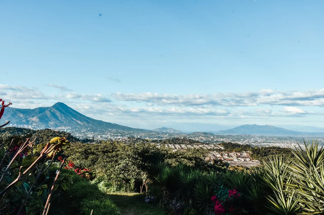 Volcanic landscape in El Salvador